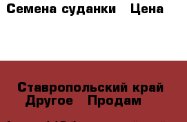 Семена суданки › Цена ­ 25 - Ставропольский край Другое » Продам   